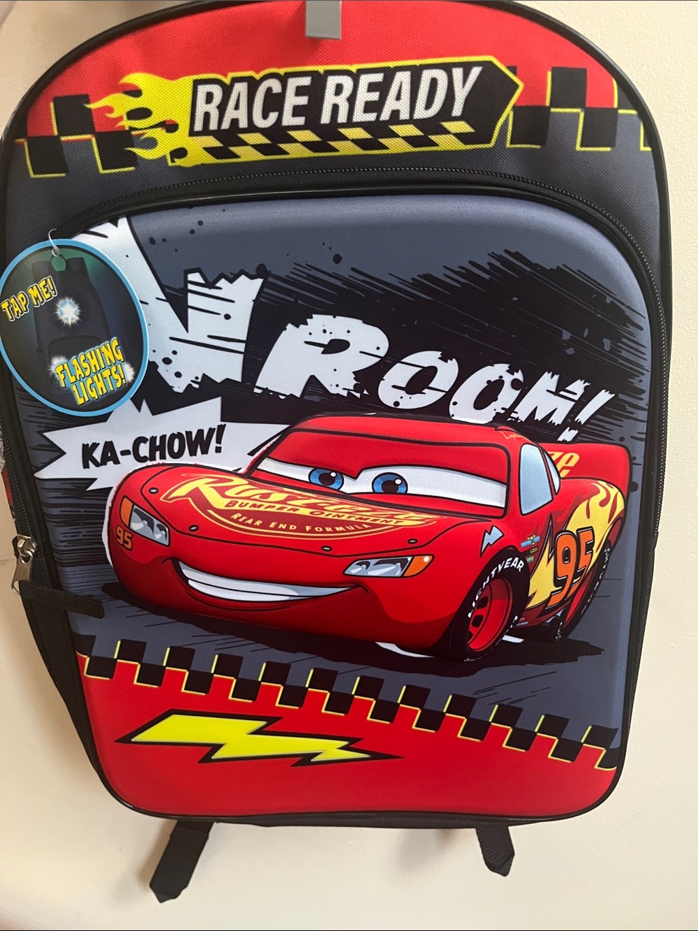 Lightning McQueen Red Kids Backpack - Race Ready